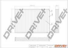 Dr!ve+ Filter, Innenraumluft DP1110.12.0011 für OPEL