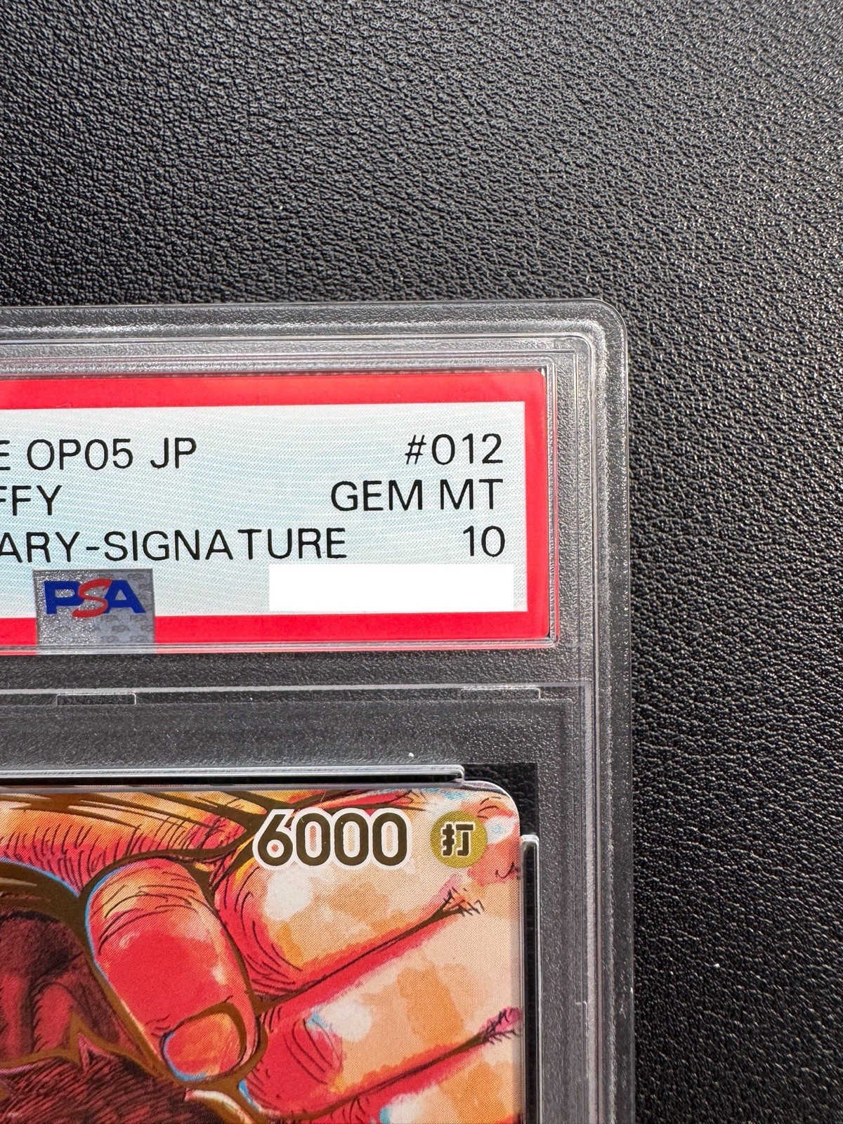 PSA 10 Luffy ST01-012 OP-05 Eiichiro Oda Signature One Piece Card ...