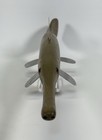 14” Long Nose Fish Spearing Decoy Lure Wood Carved Primitive - Signed S.A.W. — photo 7