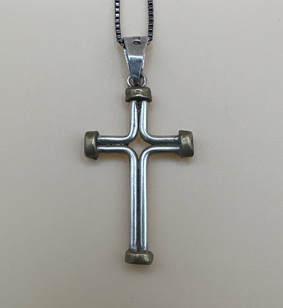 925 Sterling Silver Cross Pendant Necklace | eBay