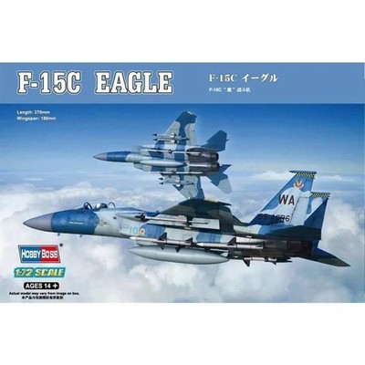 Hobbyboss 1:72 Scale F-15C Eagle Plastic Kit Model 80270 Plane