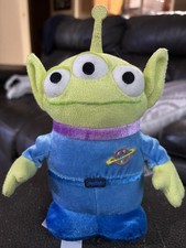 Disney Store Pixar Toy Story Alien Plush Character Metallic Blue Version 8"