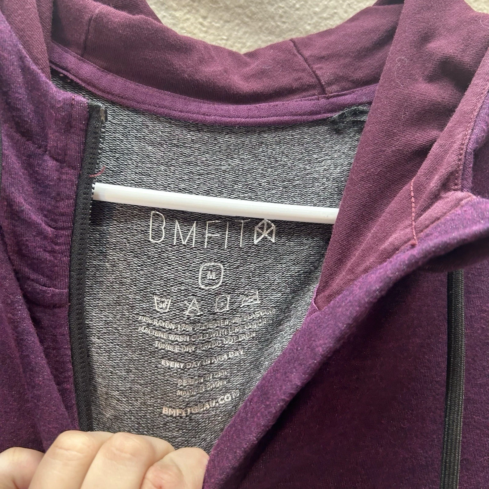 VETEMENTS RawGear Bradley Martyn BMFIT Felpa con Cappuccio Giacca Uomo Taglia M Allenamento Palestra Atletica