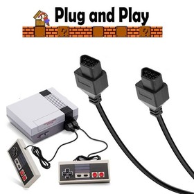 2 Pcs Wired Controller For NES-004 Original Nintendo NES Vintage Console Gamepad