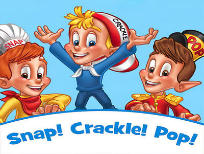 Snap crackle Pop Metal Sign 9'' x 12'' or 12'' x 16''
