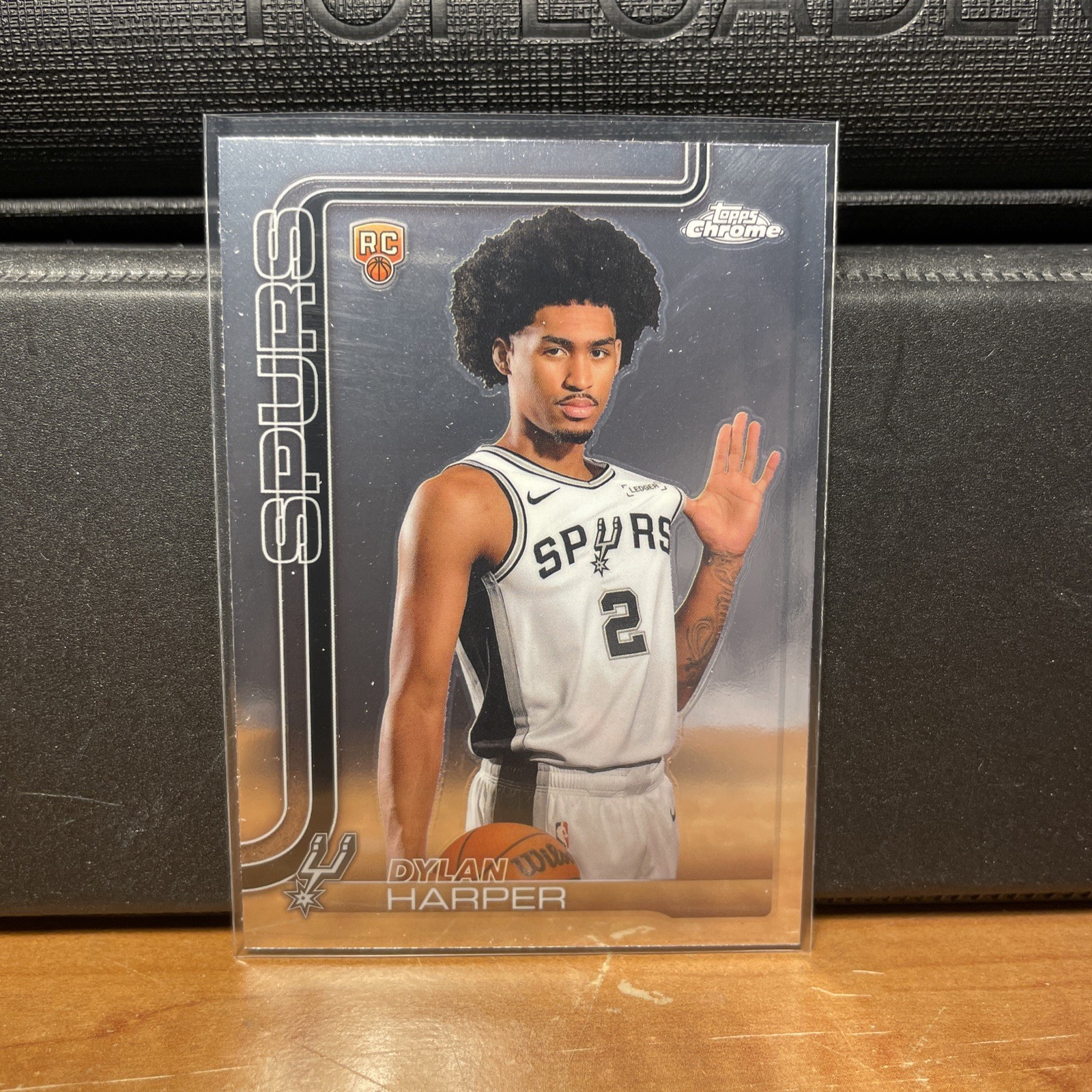 2025-26 Topps Chrome Dylan Harper Rookie Image Variation Spurs RC