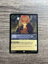 Simba Future King 188/204 Common Cold Foil NM-Mint Disney Lorcana