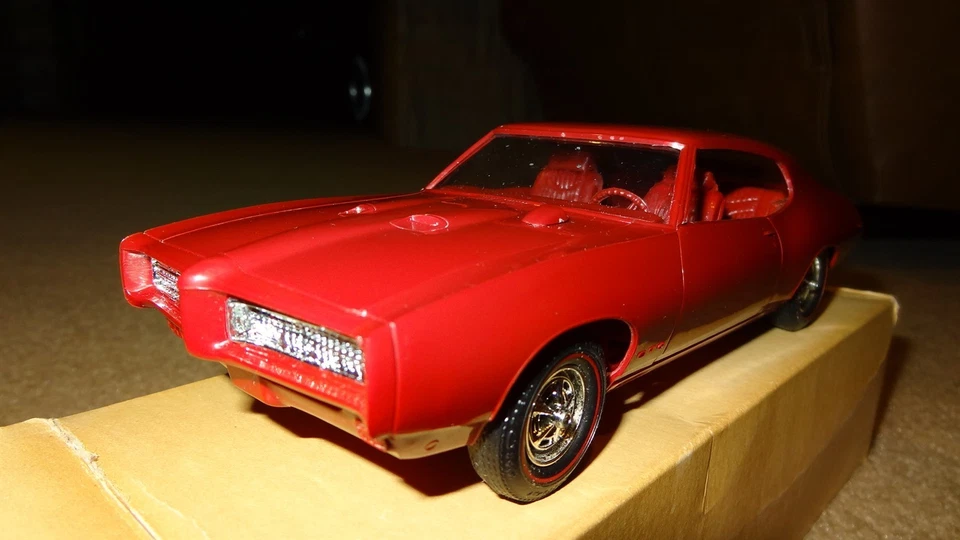 1969 Pontiac GTO promo, with box. Matador red. Pontiac promo. 1969 Pontiac. - Image 4 of 4