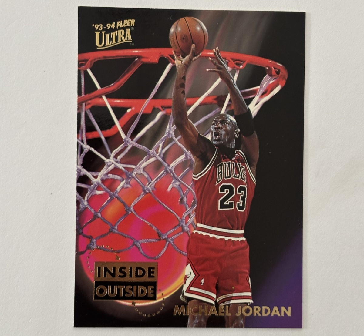 1993-94 Fleer Ultra - Inside Outside Michael Jordan #4