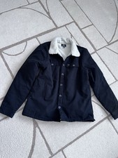 Threadbare Sherpa Lined Jacket Mens L Black B...
