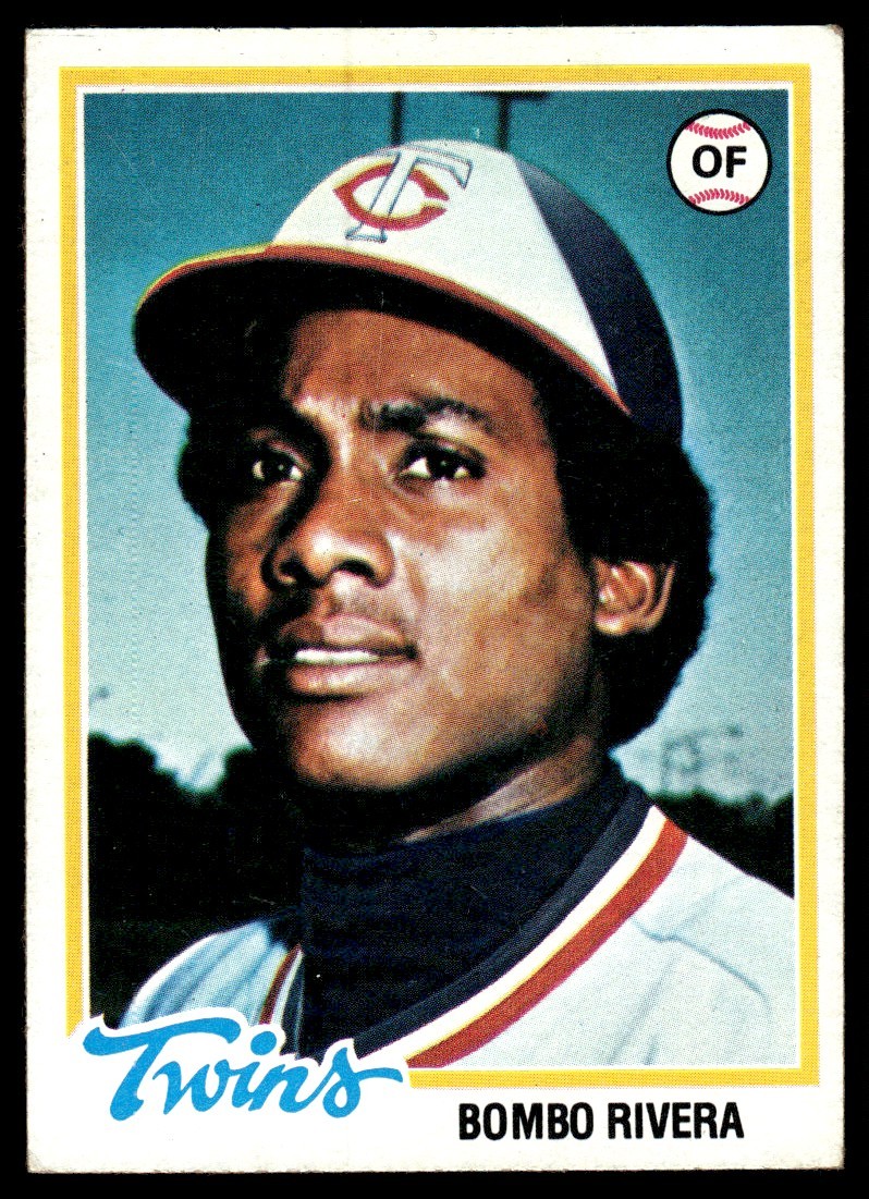 1978 Topps Bombo Rivera Minnesota Twins #657