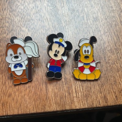 Disney Cruise Line DCL Mini Cuties 3 Pin Set