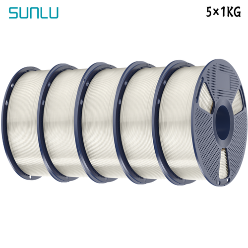 SUNLU 5×1KG/10×1KG PLA PETG Seide ABS ASA SILK 3D Drucker Filament 1KG Spule - Afbeelding 51 van 153
