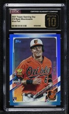 2021 Topps Opening Day Edition Blue Foil Ryan Mountcastle CGC 10 Pristine 0nr3