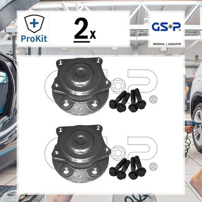 2x ORIGINAL  Gsp Radlagersatz Hinten, Links, Rechts für Volvo V70 II S60 I S80