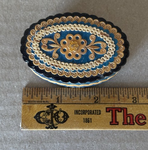 Vintage Russian Wood Trinket Souvenir Boxes - Picture 16 of 16
