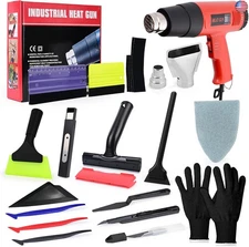EHDIS Car Wrap Kit with Heat Gun Window Tint Vinyl Wrap Installation Tool Set