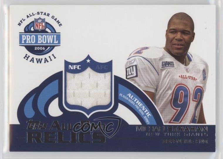2006 Topps All-Pro Relics Michael Strahan #AP-MST HOF 10p1