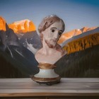 Jesus Christ Ceramic Bust Sculpture Head Figurine Religious Decor 7.5” — photo 2