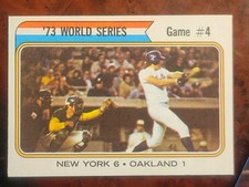 1974 O-Pee-Chee OPC #475 A's / Mets World Series Game 4 w/ Rusty Staub RARE