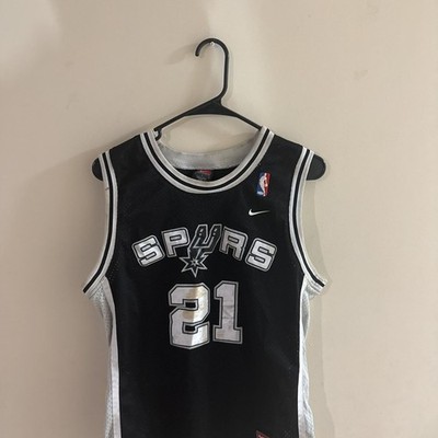Vintage Nike NBA San Antonio Spurs Tim Duncan #21 Jersey large 