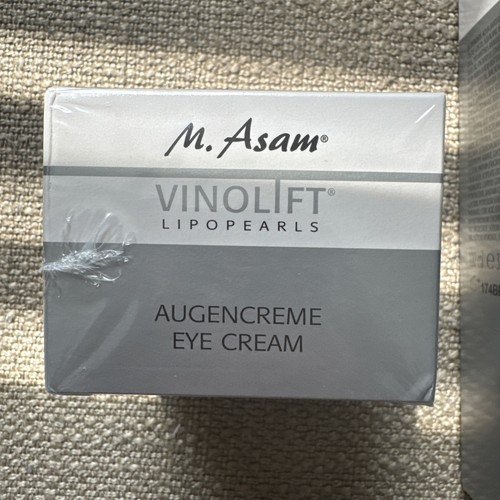 New. M.Asam Vinolift Lipopearls Collagen Booster Serum + Eye Cream Full Size - Picture 2 of 7