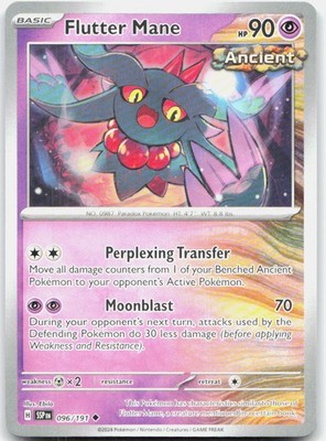Flutter Mane 096/191 Uncommon Surging Sparks Pokemon Near Mint