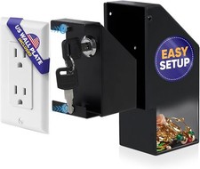 Hidden Wall Safe Outlet with Key Lock Electri...