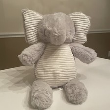 Just One You Carter's Gray Wind Up Musical Lullaby Elephant Soft Gray Plush