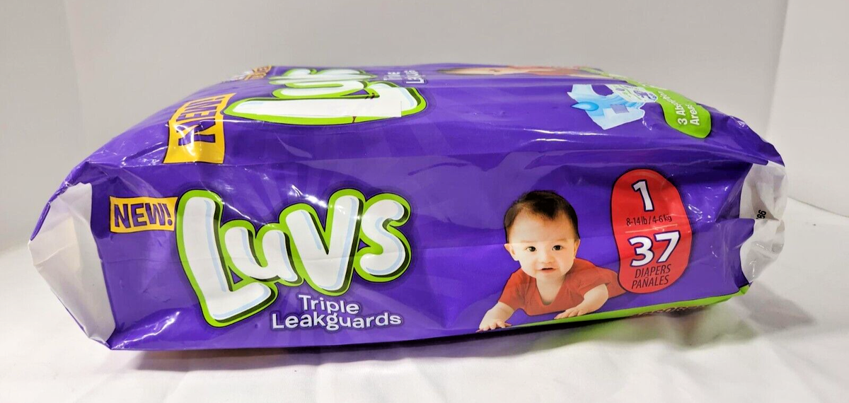 Luvs Ultra Leakguards Newborn Diapers, Size 1, 252 Count for