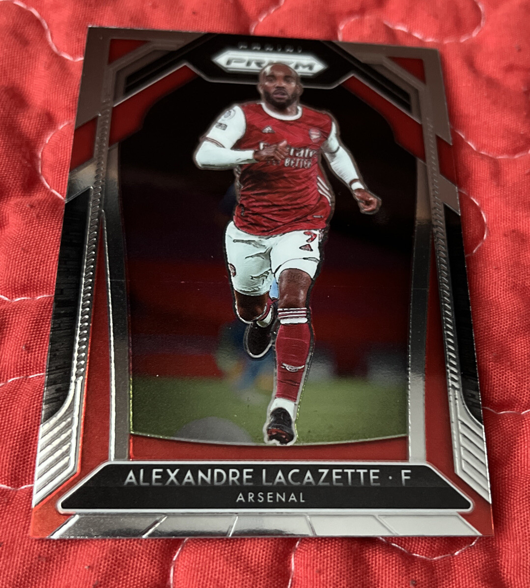 2020-21 Panini Prizm Premier League Alexandre Lacazette Arsenal Base Card  #45 - Main Image