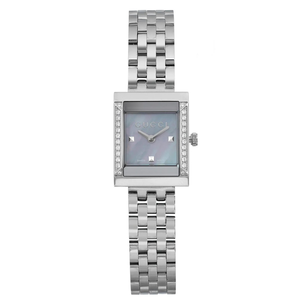 【 GUCCI 】 G-Frame Diamond Dial Ladies Watch YA127504 Gucci G-Frame Diamond Dial Ladies Watch YA127504