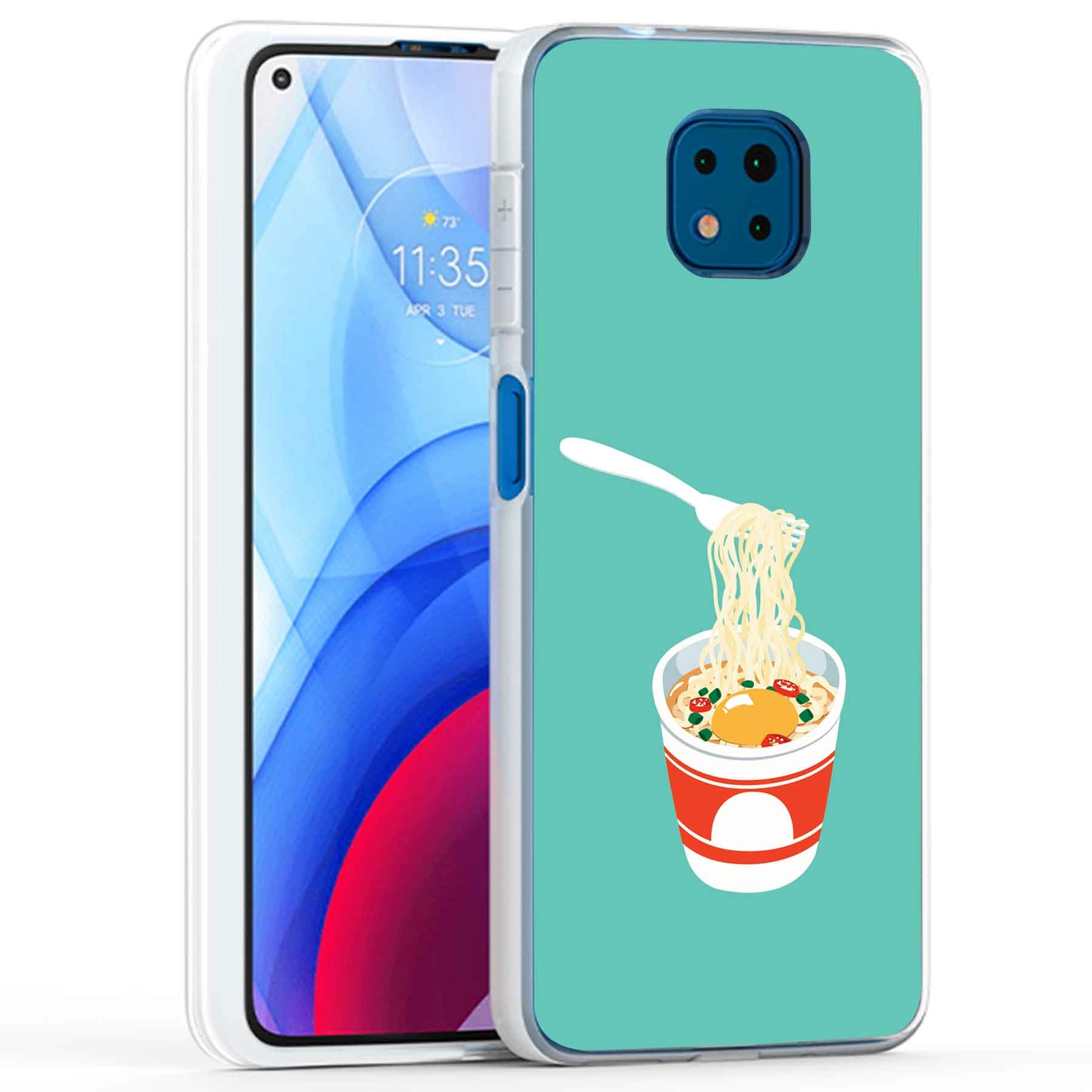Phone Case Cover for Motorola Moto G Power 2021,Tasty Ramen Print, USA