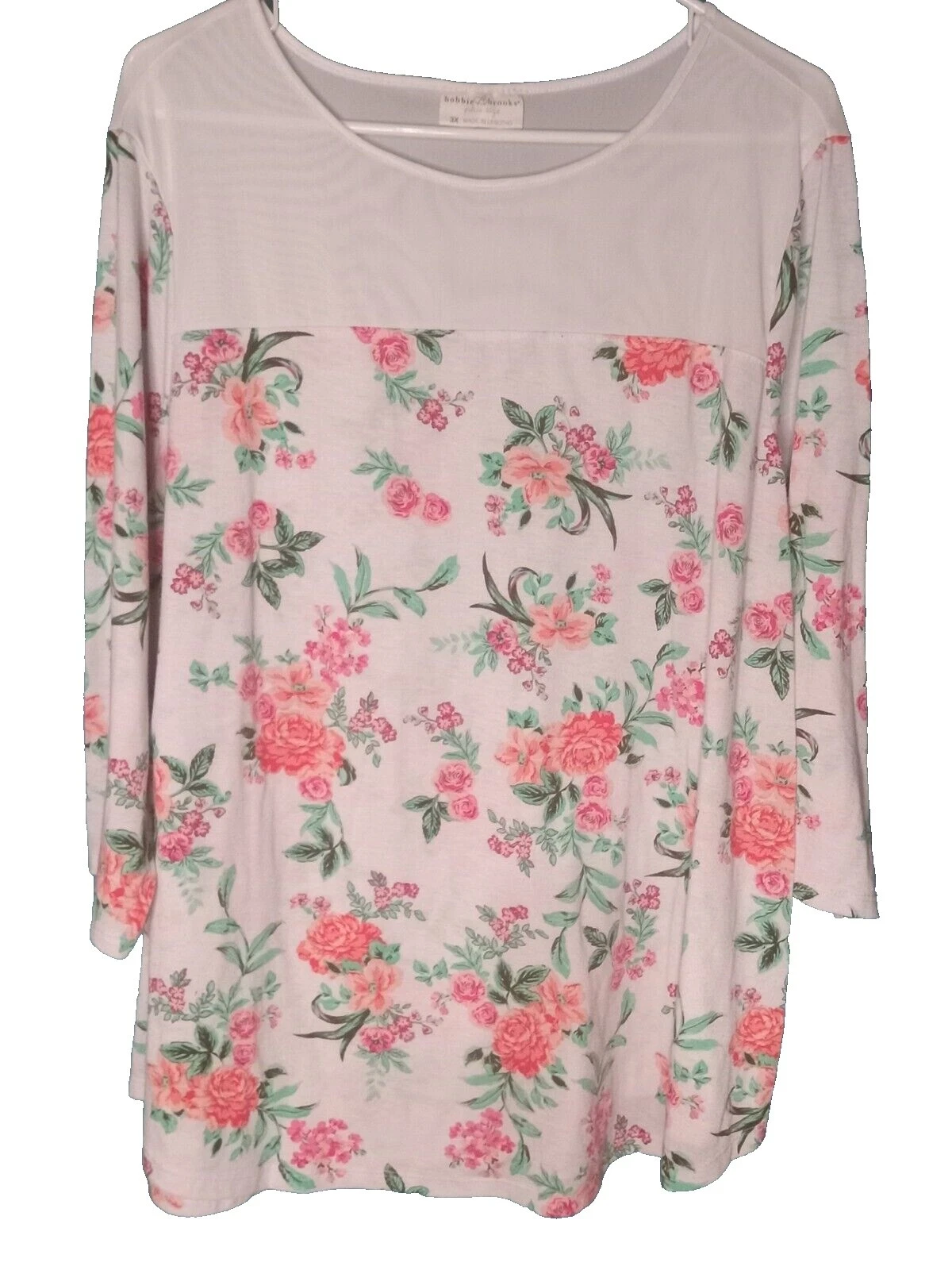 Tops floral Bobbie Brooks Nylon para Mujeres