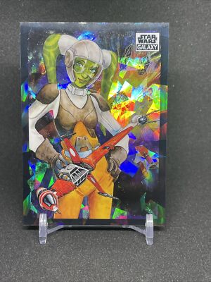 2022 TOPPS CHROME STAR WARS GALAXY HERA SYNDULLA #98 ATOMIC /150