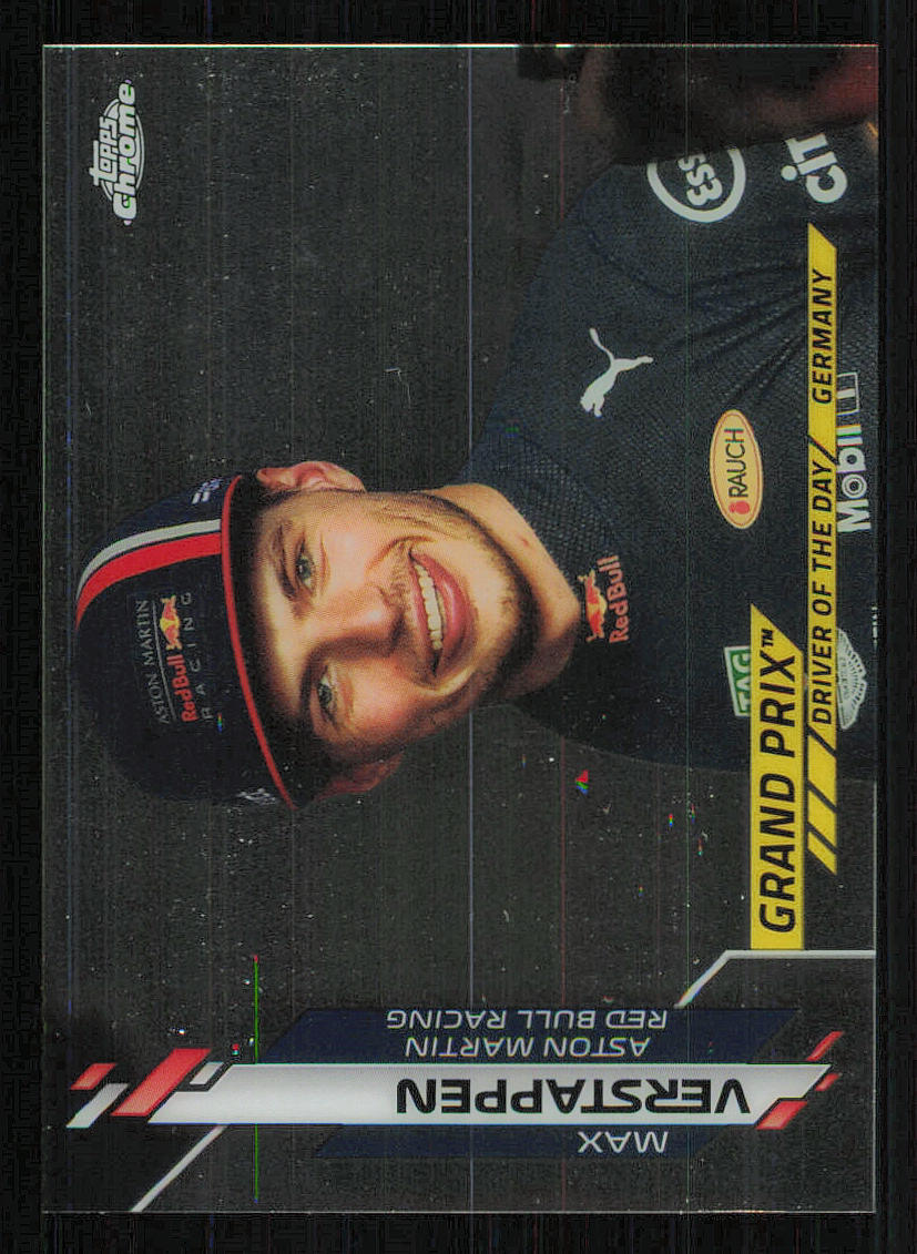 2020 Topps Chrome Formula 1 #164 Max Verstappen/Grand Prix Driver of the Day