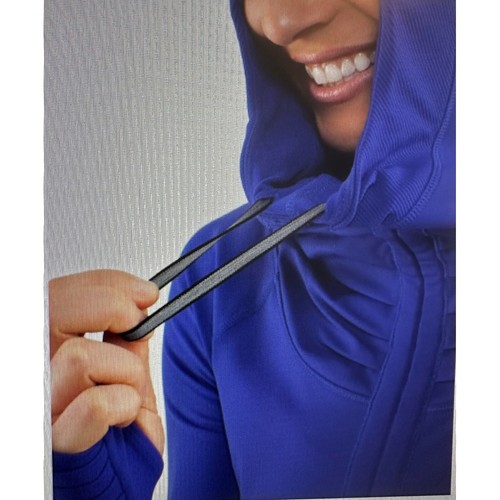 Lululemon Women's Hoodie Blue Run Stay On Course Activewear Pullover Size 4 - Picture 14 of 14