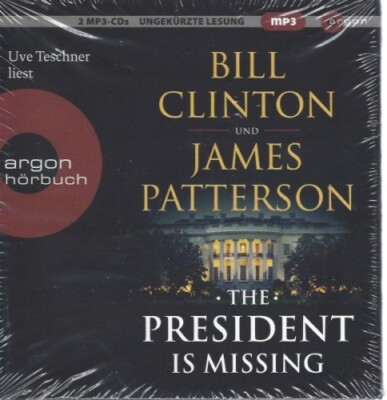 Bill Clinton - The President Is Missing - Digipack - Hörbuch - 2 mp3 CD - Neu / 