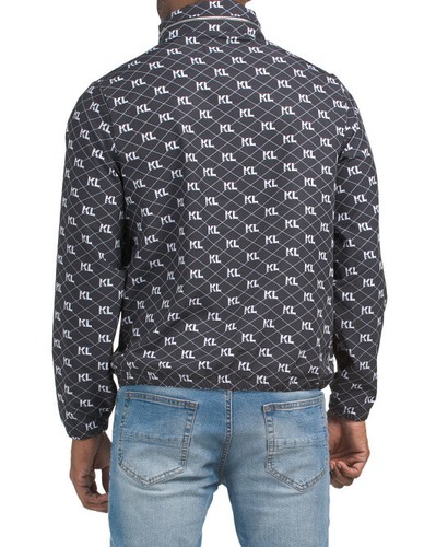 KARL LAGERFELD PARIS Allover Logo Printed Jacket - 第 3/3 張圖片