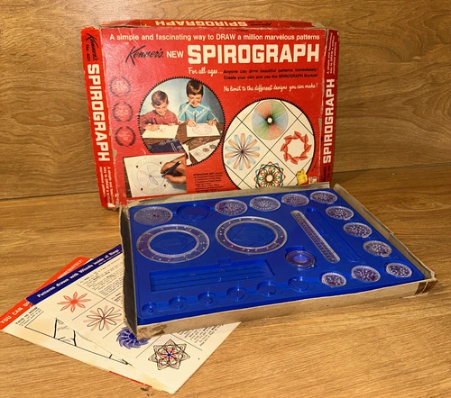 Kenner New Spirograph No 401 Vintage 1967 Incomplete.