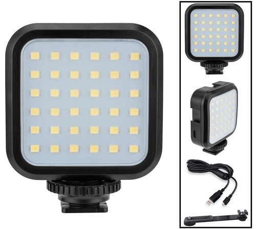 Pro Light LED Kit With Power Pack For Panasonic Lumix DC-FZ80 DMC-FZ2500 - Picture 6 of 10