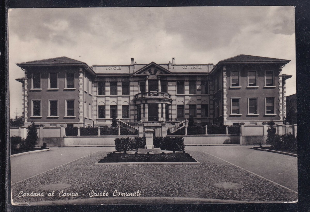 Cartolina Cardano al Campo Scuole Comunali CA116 | eBay