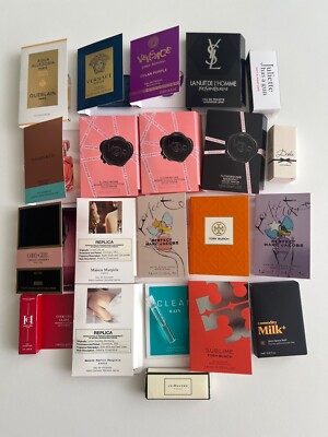 Lot of 20 Perfumes: Tory Burch, Versace, Victor&Rolf, Mark Jacobs, Guerlain