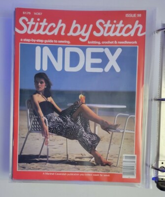 1 - 98 Consecutive Stitch By Stitch Weekly Magazines In
