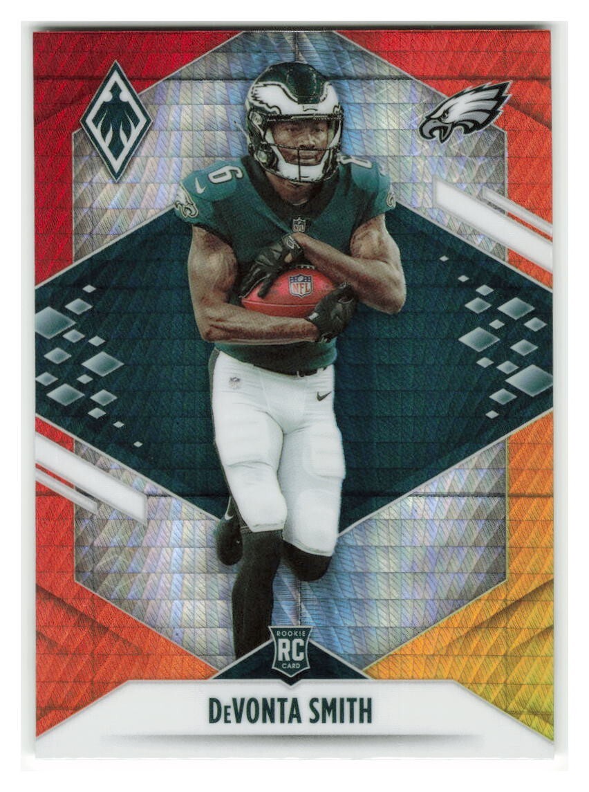 DeVonta Smith 2021 Panini Phoenix Football Rookie RC #107 - EAGLES