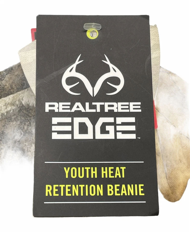 Realtree Edge Camo Youth Heat Retention Beanie, One Size Fits Most Camo Hunting - Image 4 of 4