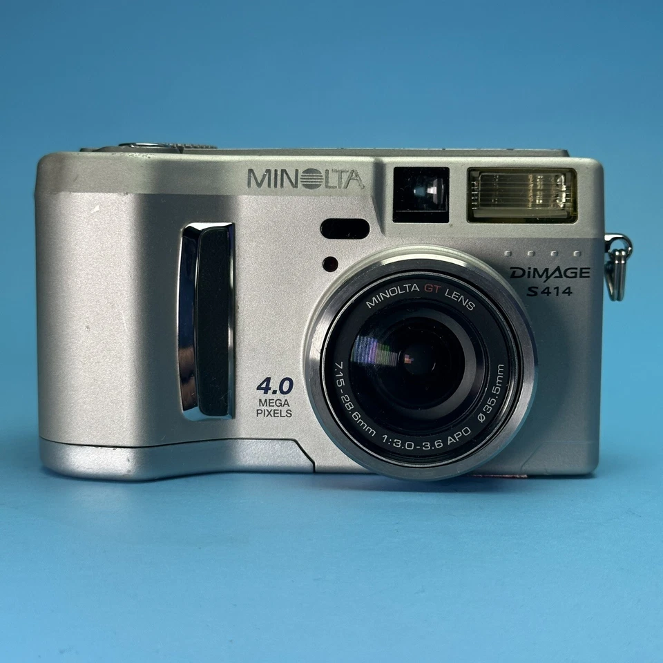 Konica Minolta DiMAGE S414 4.0MP Digital Camera - Silver - Image 2 of 4