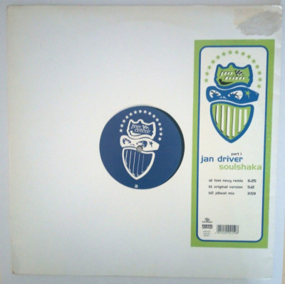 jan driver - soulshaka - excellent condition 12'' vinyl, Tom novy remix