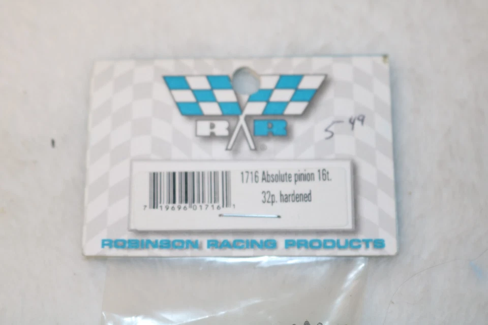 Robinson 1716 Pinion Gear Absolute 32P 16T RRP New in Package - Image 2 of 2