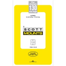 Scott/Prinz Pre-Cut Souvenir Sheets Small Panes Stamp Mounts 174x130 #1012 Black